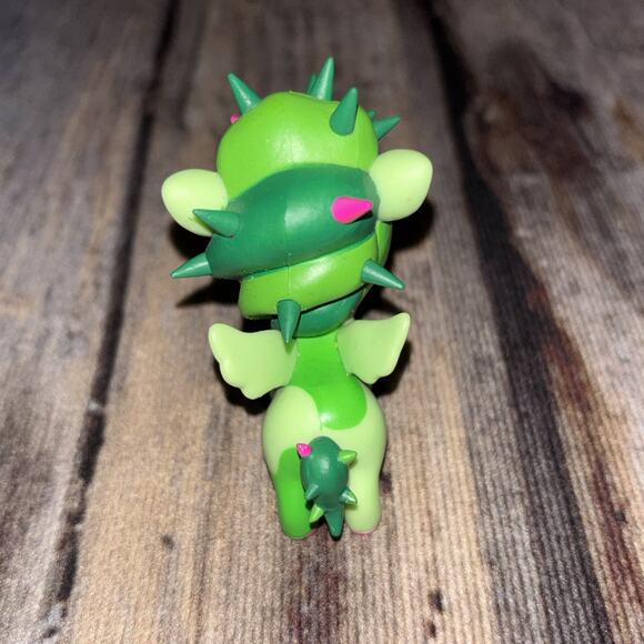 Tokidoki Unicorno Series 4 Vinyl Mini Figure Yuma Green Pink Cactus 3" - Picture 4 of 5